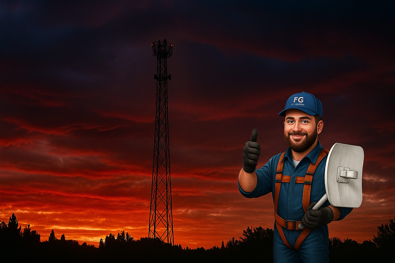 Internet Via Rádio e Fibra Óptica